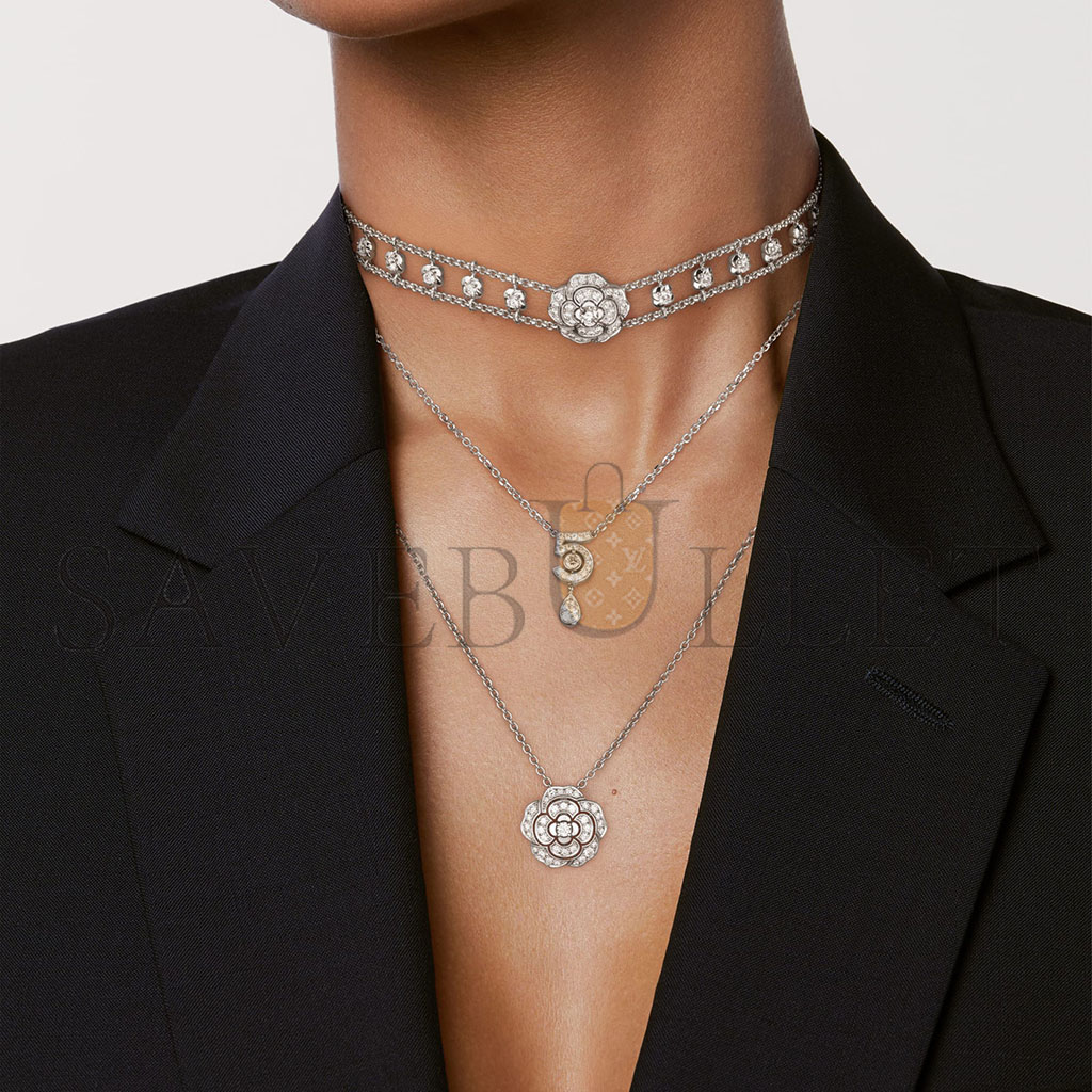 Ch*el bouton de camÉlia necklace j12071